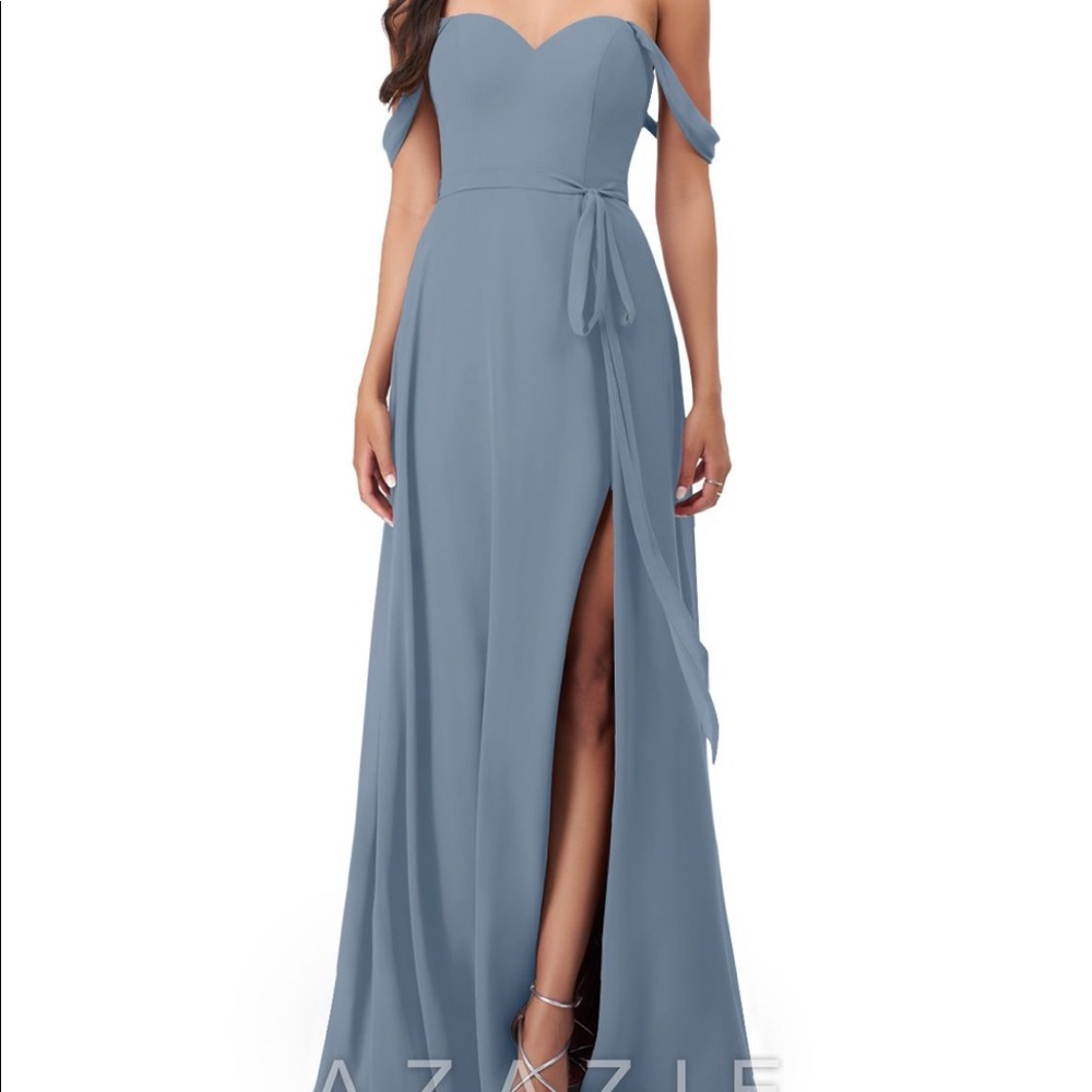 Azazie Strapless Bridesmaid’s Dress